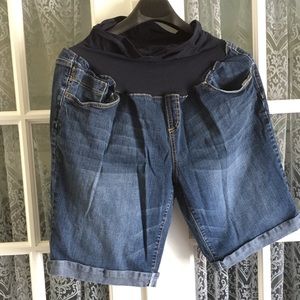 Duo Maternity Jean Shorts